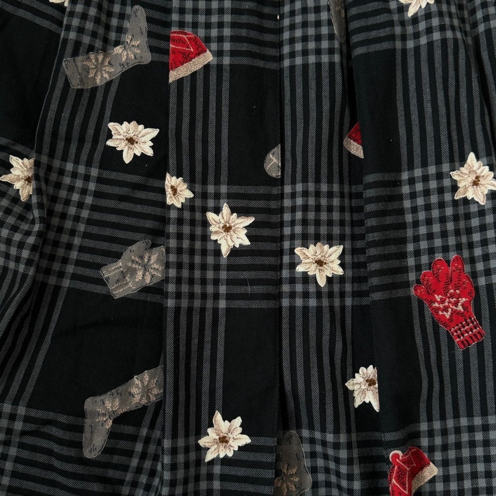 Geiger Australia Vintage Plaid Skirt Mittens Hats winter thom browne 50s mid - Picture 9 of 10